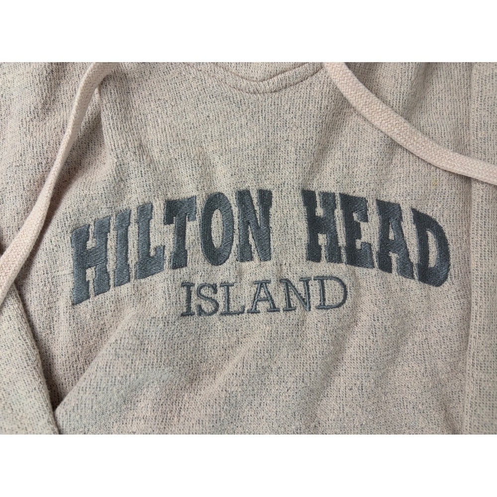 ESY Surf Co Hilton Head Island Hoodie Womens Medium Light Pink Knit Pullover - Picture 9 of 12